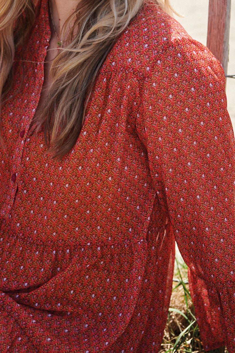 Tunic Ajour Rosa