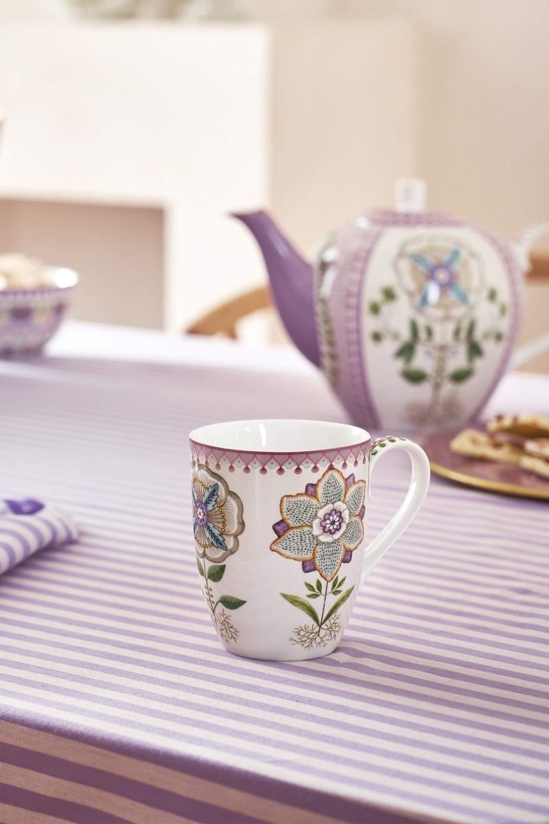 Lily & Lotus Mug Large Lilac 350ml