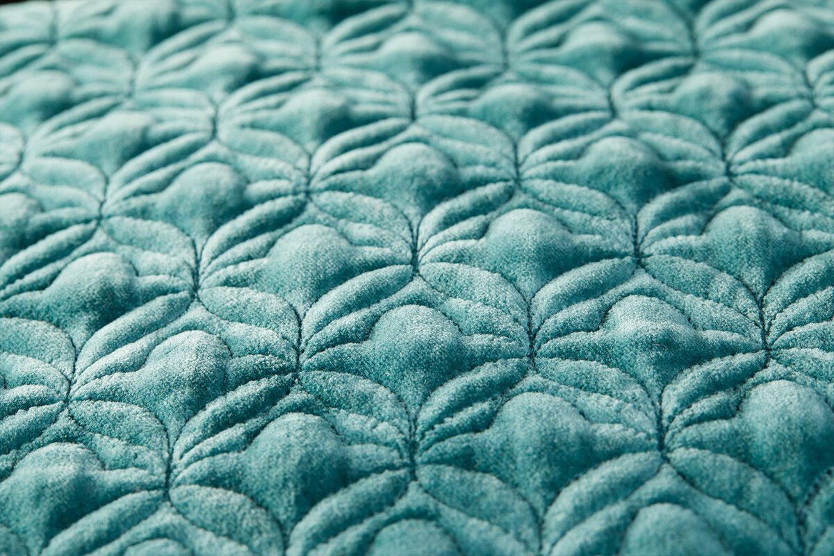 Cushion Velvet Quilty Dreams Blue