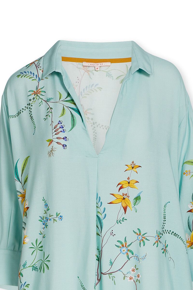 Nachthemd Grand Fleur Blauw