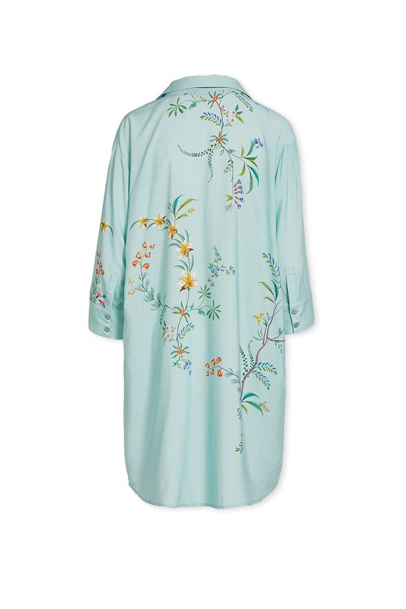 Nachthemd Grand Fleur Blauw