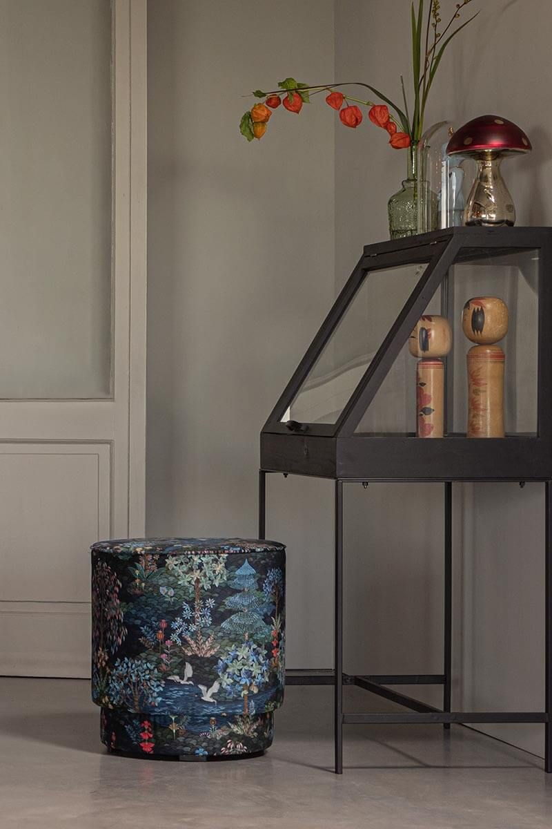 Hocker Medium Pip Garden Dunkelblau