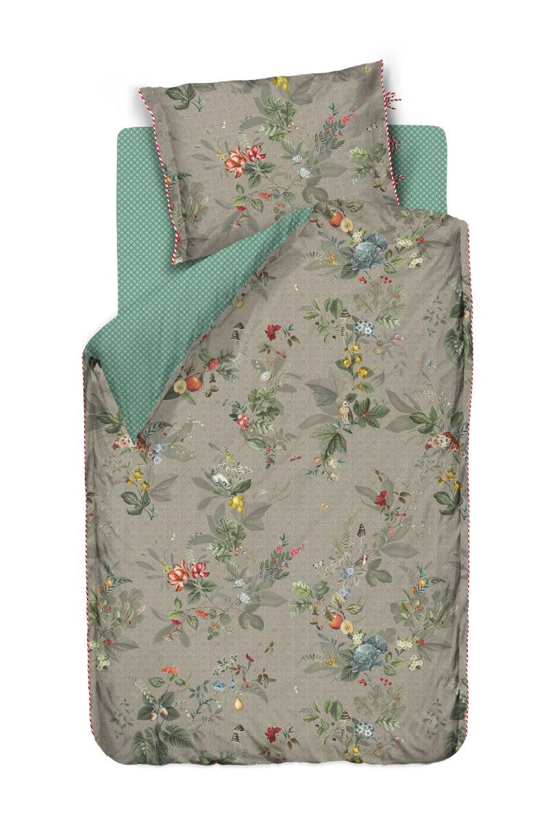 Bettbezug Fall in Leaf Khaki
