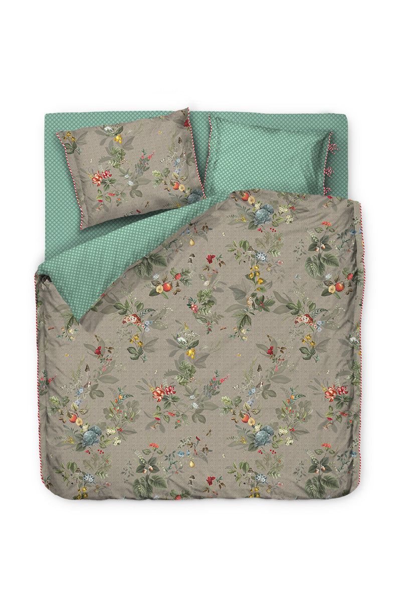 Bettbezug Fall in Leaf Khaki