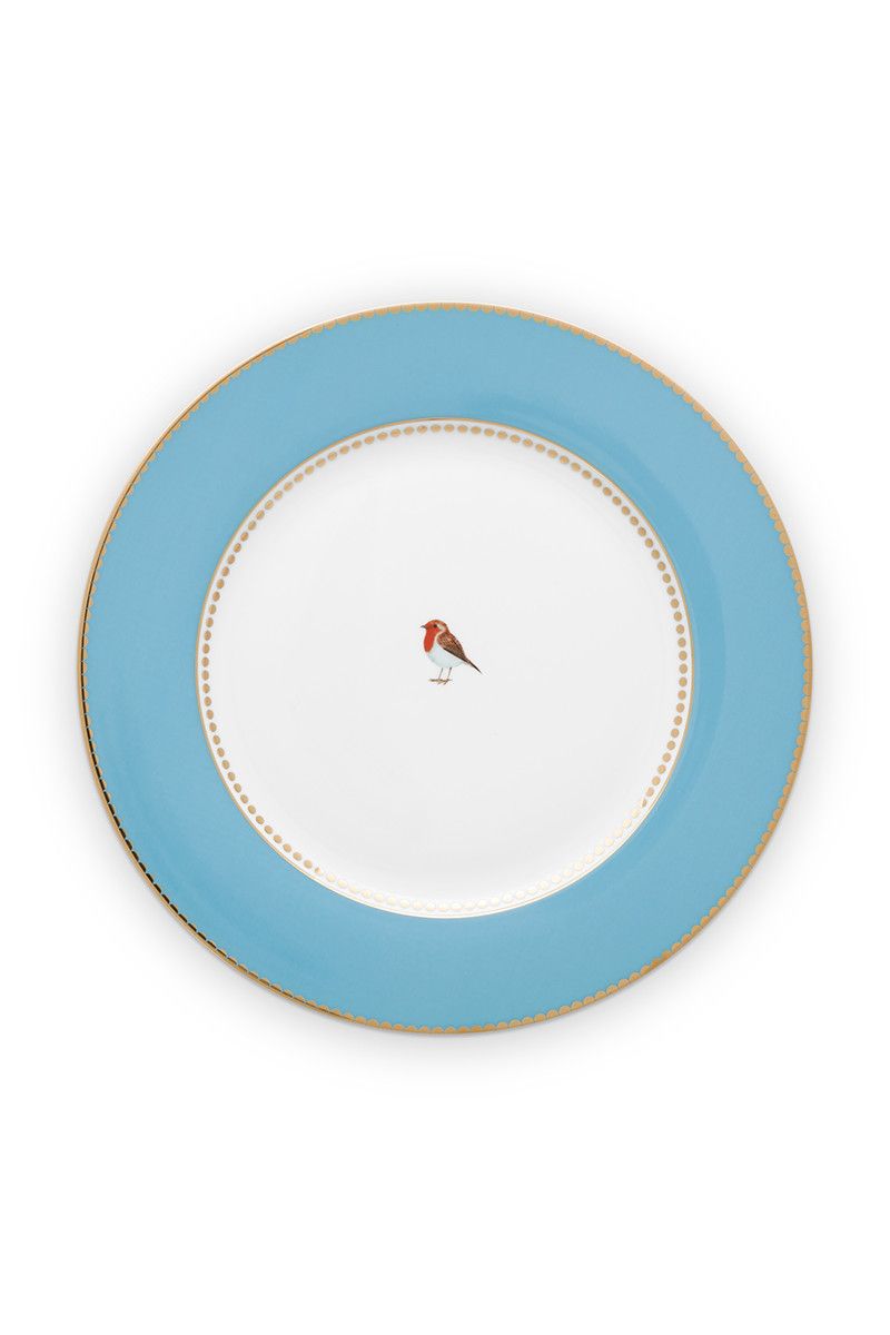 Love Birds Essteller Blau 26,5 cm