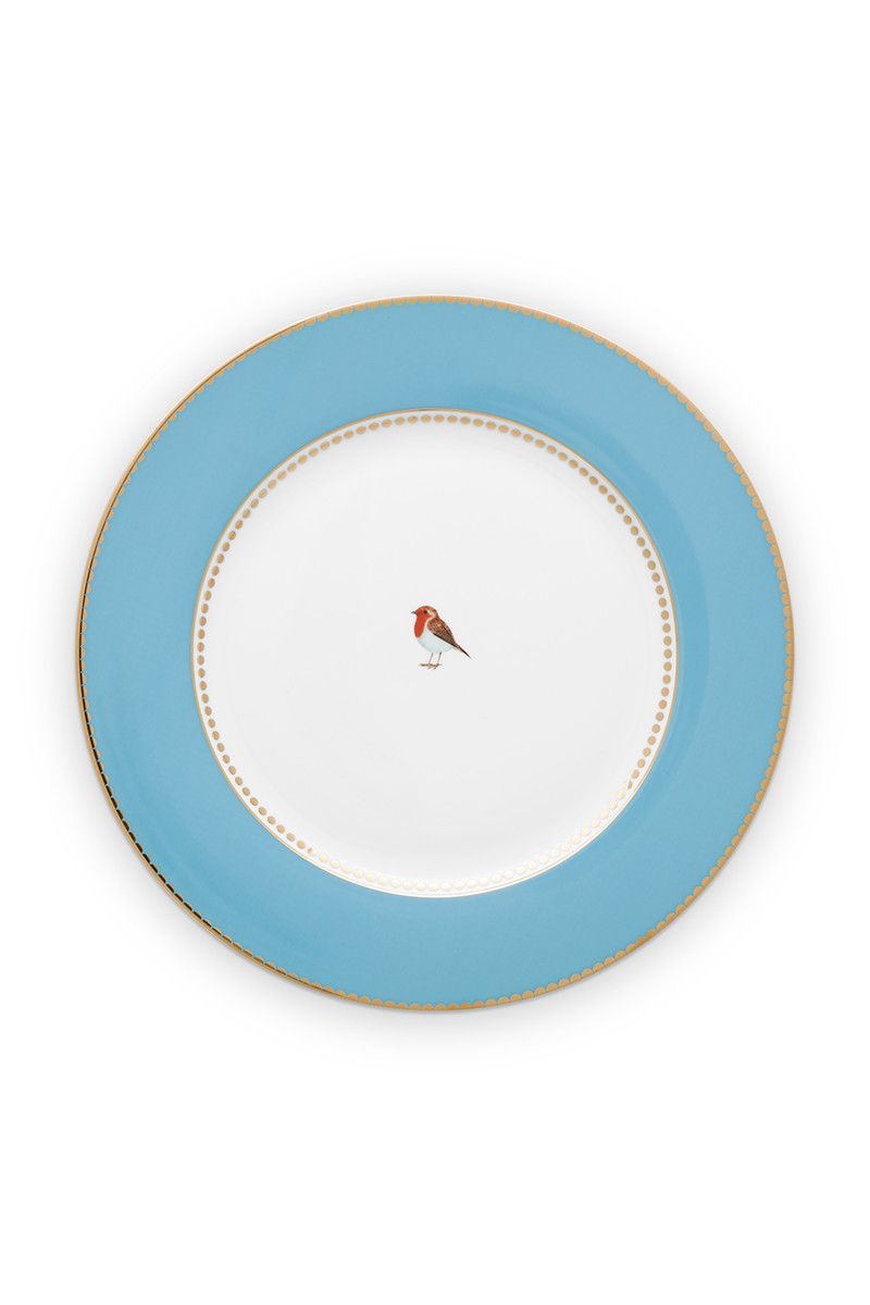 Super goed Pornografie constante Pip Studio Love Birds Dinerbord Blauw 26,5 cm | Pip Studio the Official  website