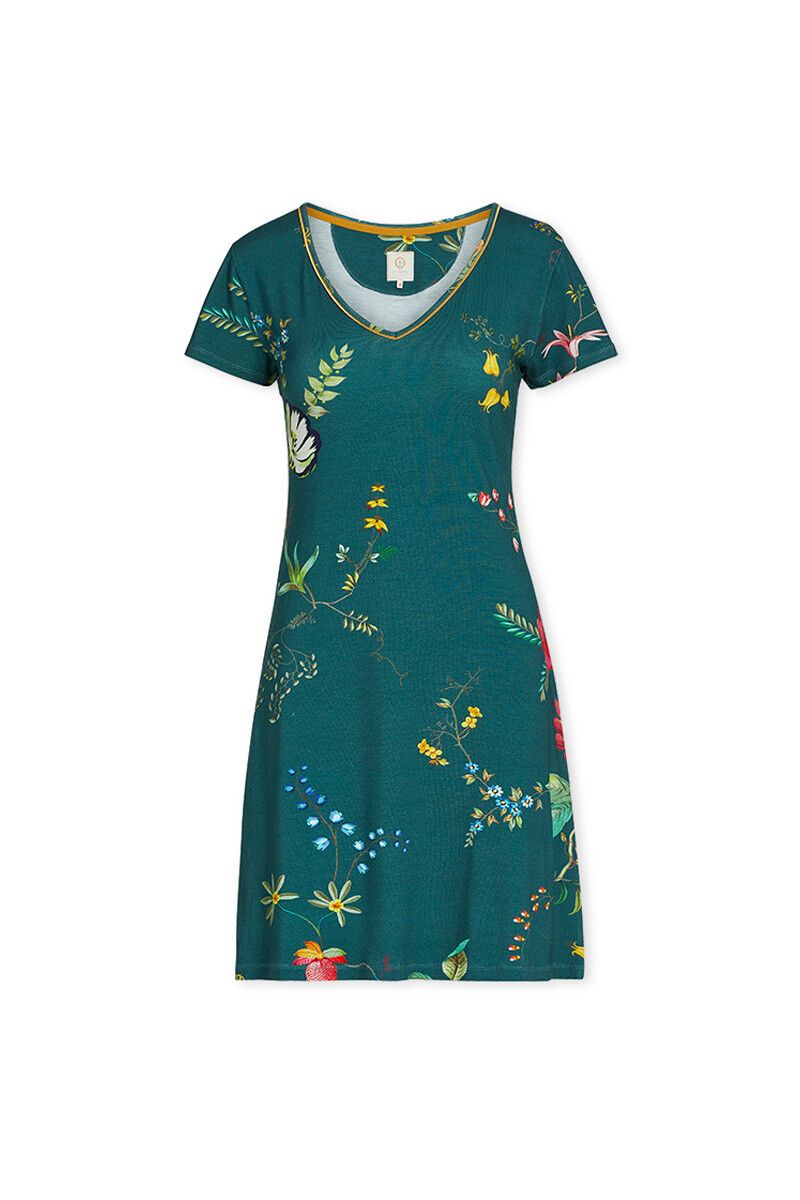Nachthemd Fleur Grandeur Groen