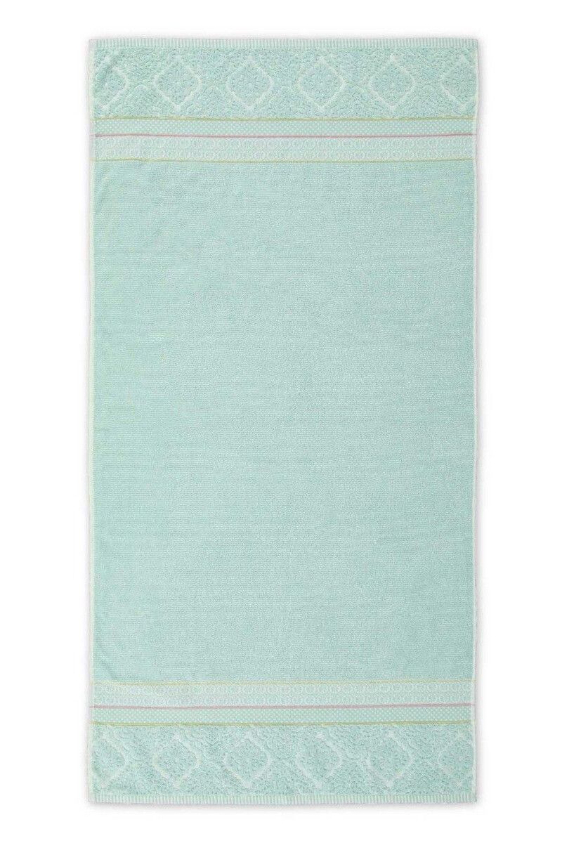 Grote Handdoek Soft Zellige Blauw 70x140 cm