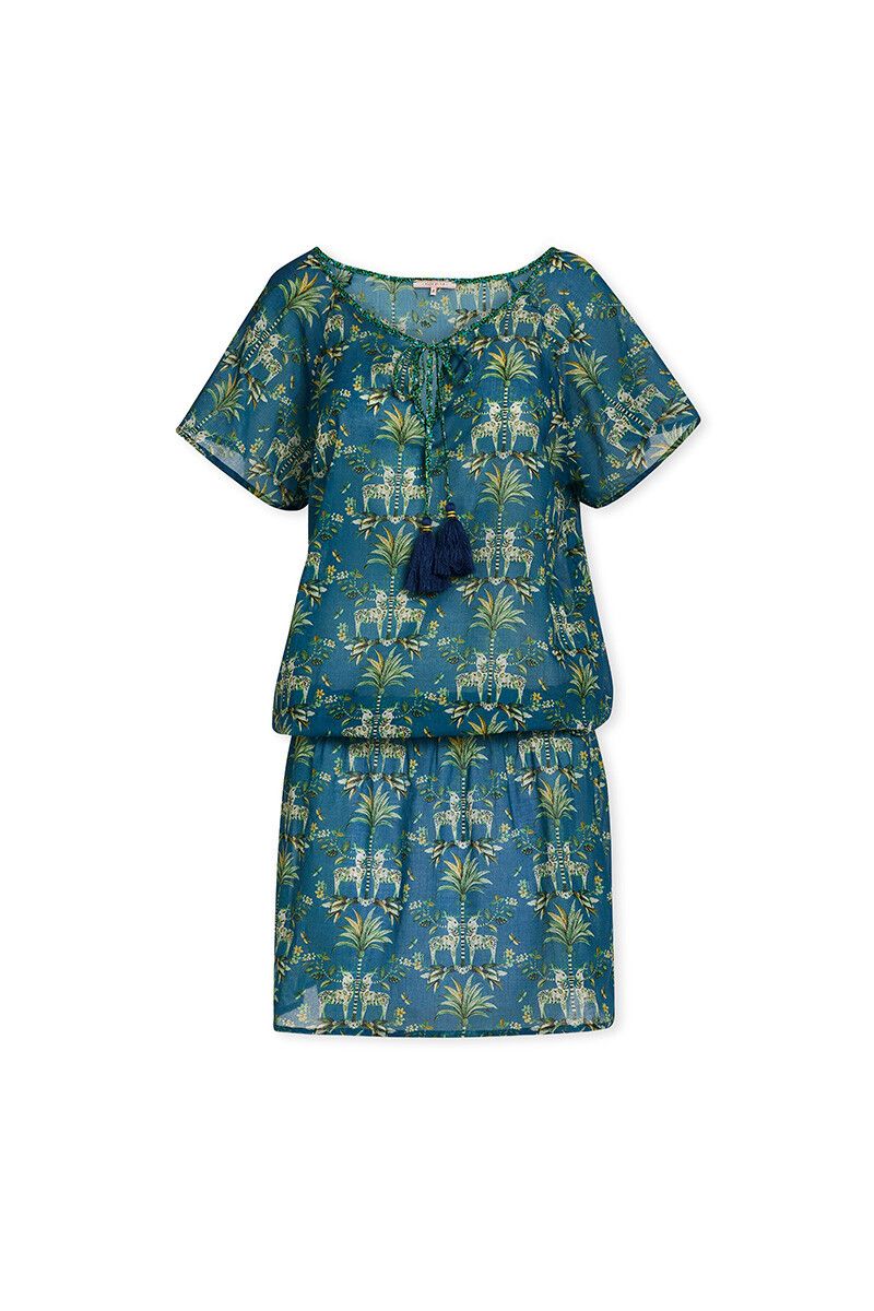 Dress Tropic Twins Blue