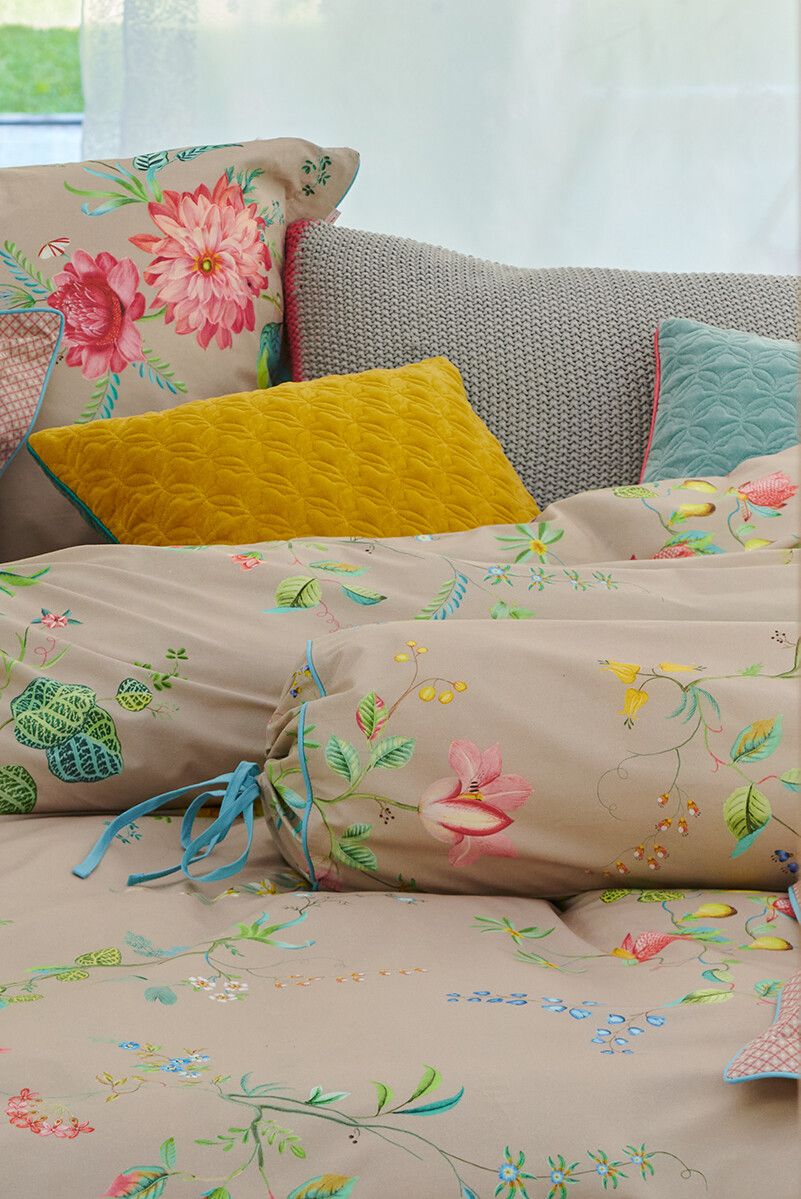 Duvet Cover Fleur Grandeur Khaki