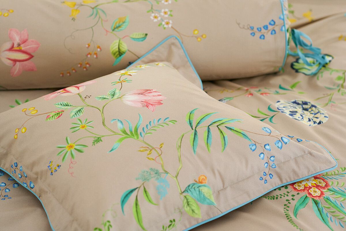Duvet Cover Fleur Grandeur Khaki
