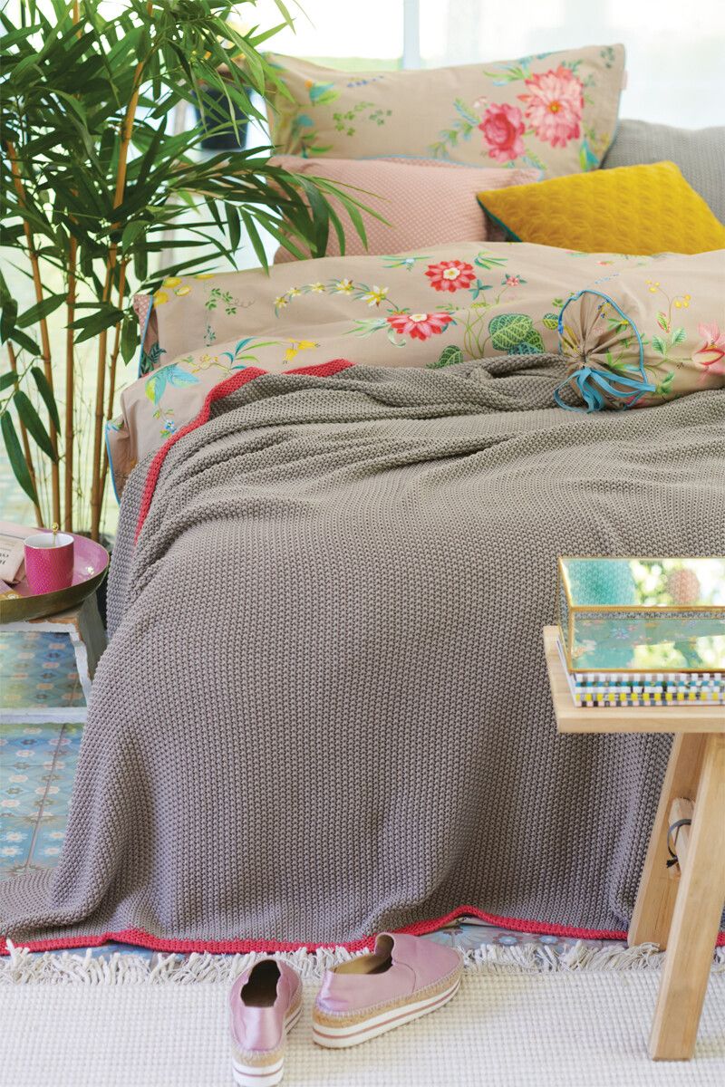 Duvet Cover Fleur Grandeur Khaki