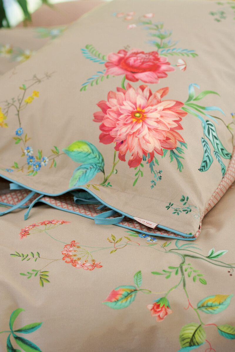 Duvet Cover Fleur Grandeur Khaki