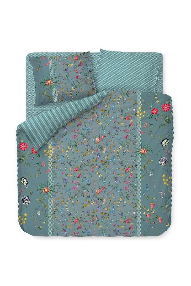 Dekbedovertrek Petites Fleurs Blauw