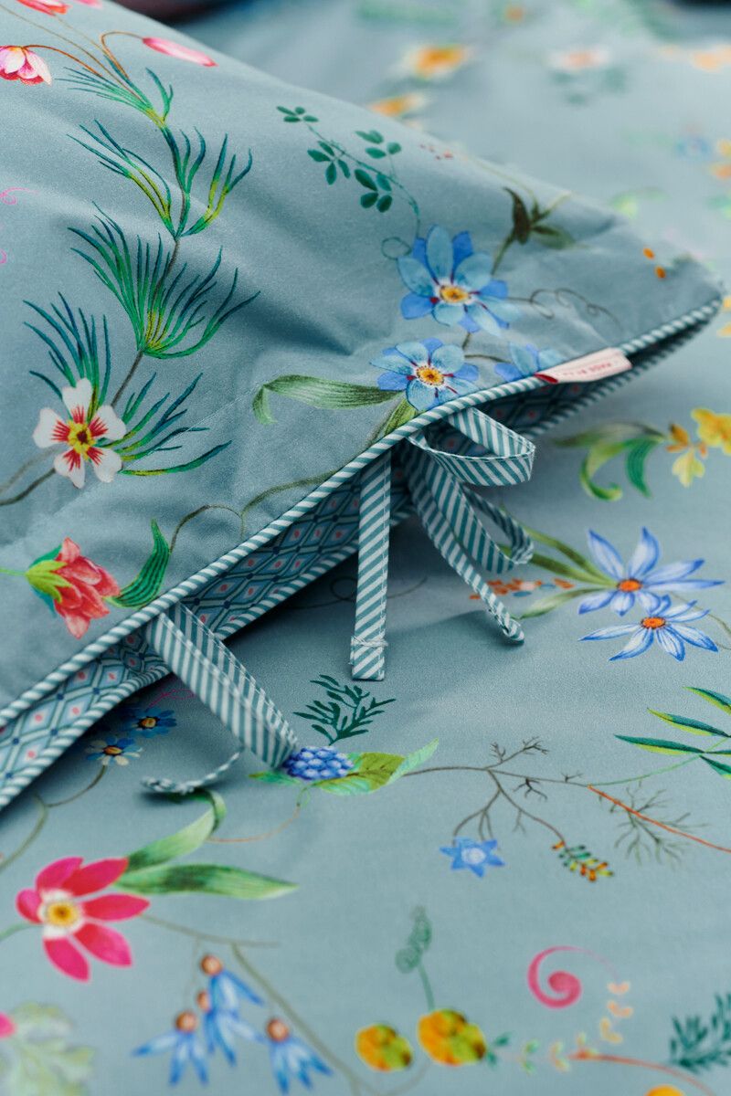 Dekbedovertrek Petites Fleurs Blauw