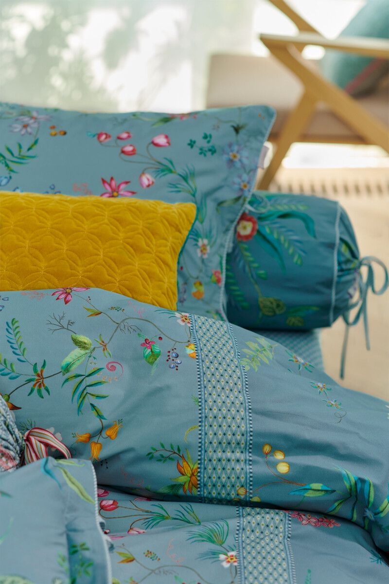 Dekbedovertrek Petites Fleurs Blauw