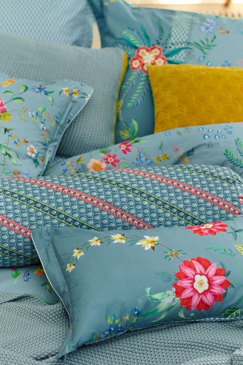 Dekbedovertrek Petites Fleurs Blauw
