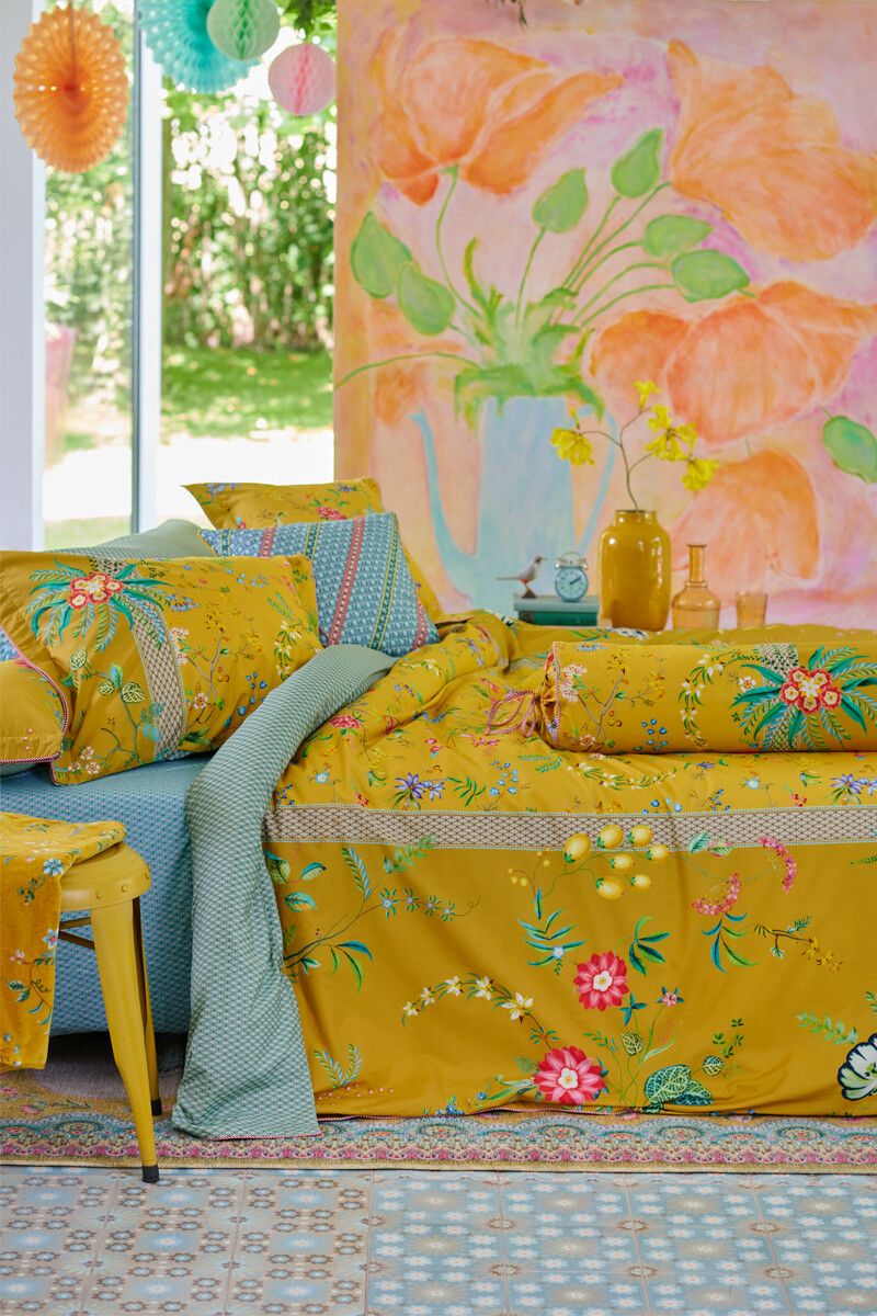 Duvet Cover Petites Fleurs Yellow