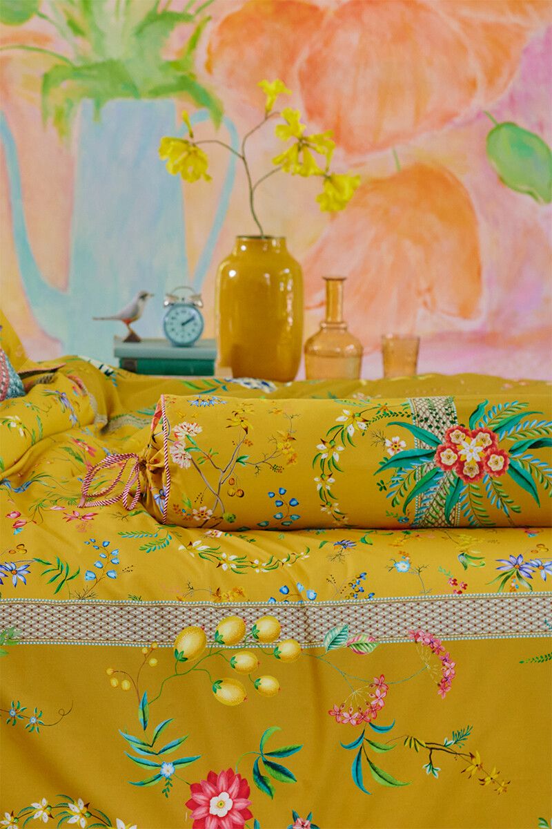 Duvet Cover Petites Fleurs Yellow