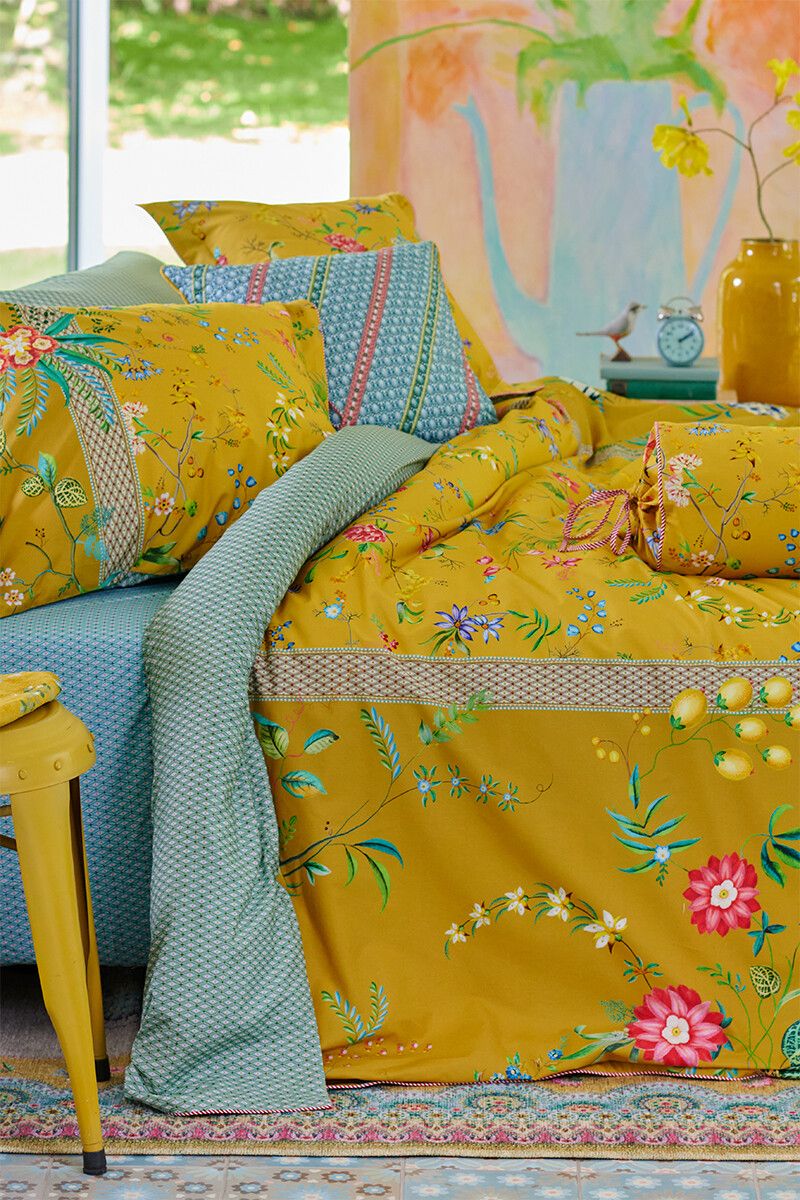 Duvet Cover Petites Fleurs Yellow