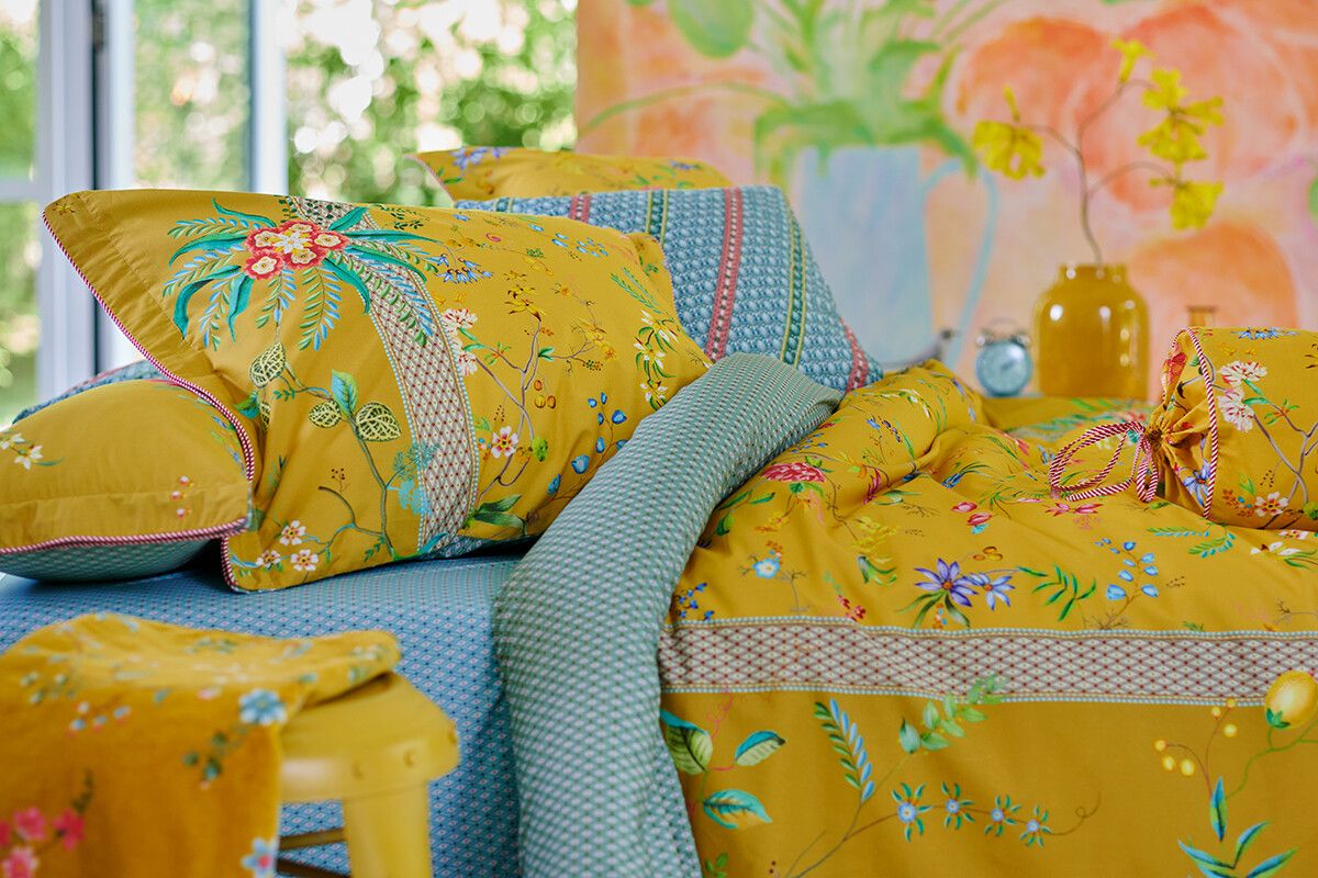 Duvet Cover Petites Fleurs Yellow