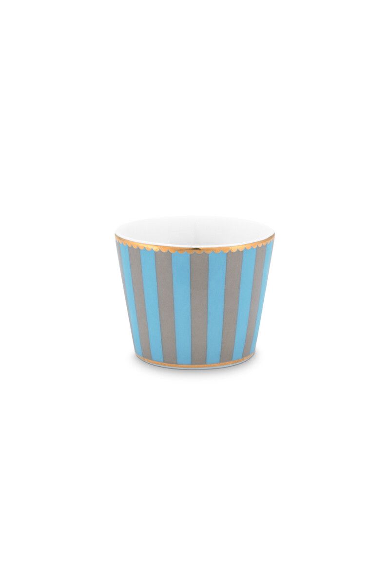 Love Birds Eierbecher Blau/Khaki