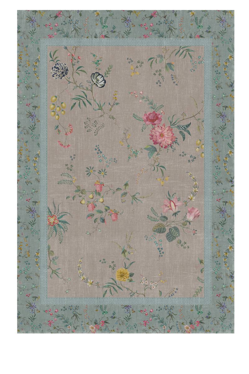 Vloerkleed Fleur Grandeur by Pip Blauw/Khaki