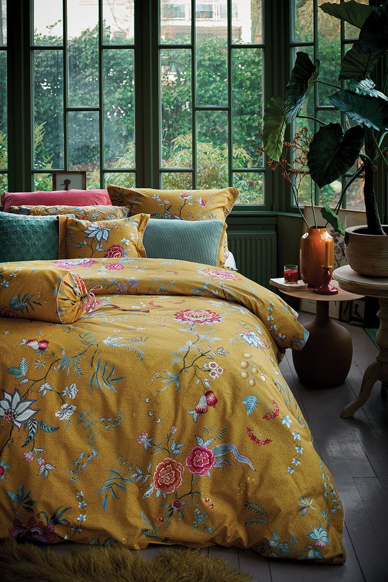 Duvet Cover Flower Festival Yellow