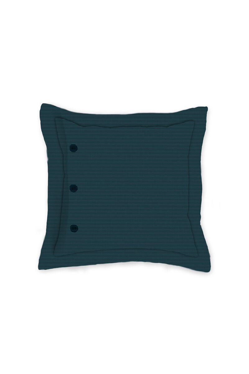 Quadratisches Zierkissen Forest Carpet Dunkel Blau