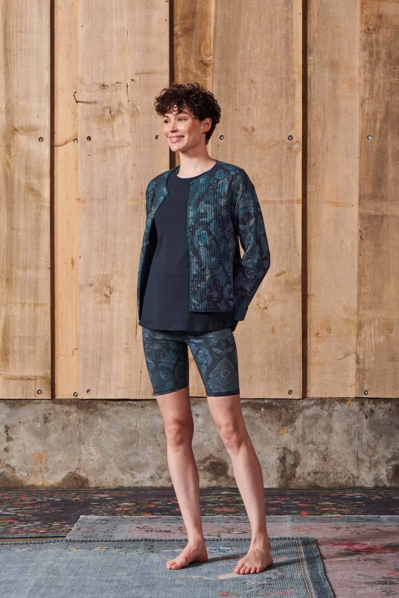 Top Long Sleeve Solid Blue