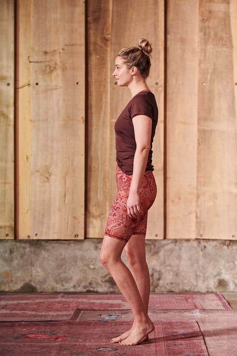 Top Short Sleeve Solid Terra Red