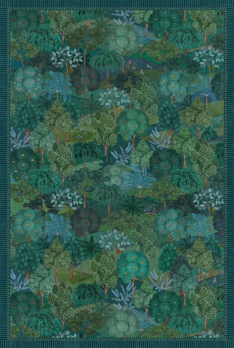 Tapis Jardin de Noche by Pip Vert Foncé