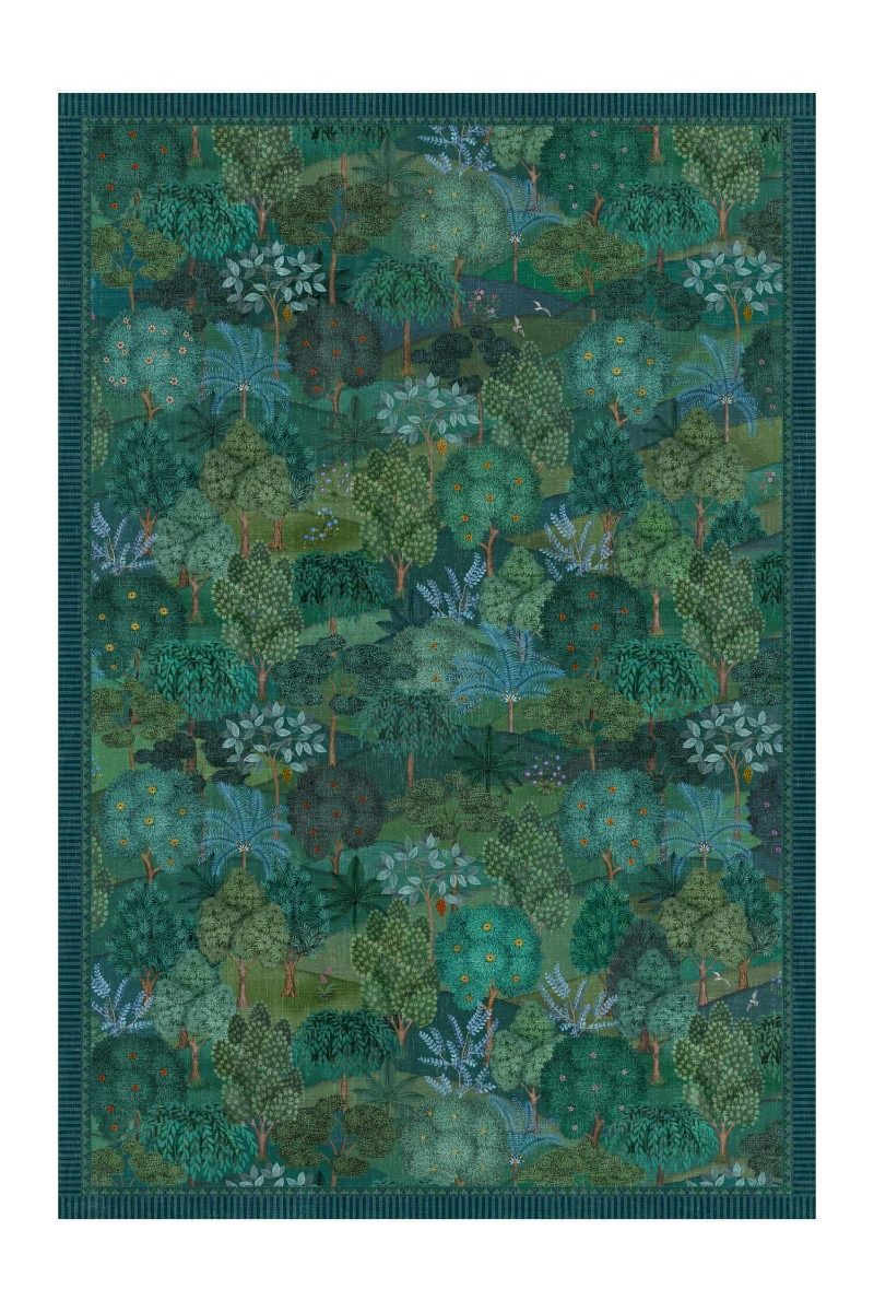 Teppich Jardin de Noche by Pip Dunkelgrün
