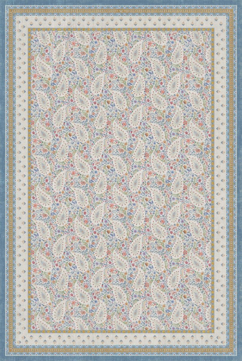 Tapis Kairi Bloom by Pip Pastel Bleu