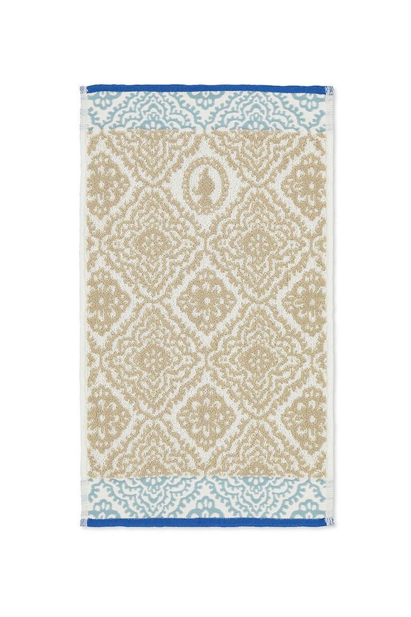 Guest towel Jacquard Check Khaki 30x50 cm
