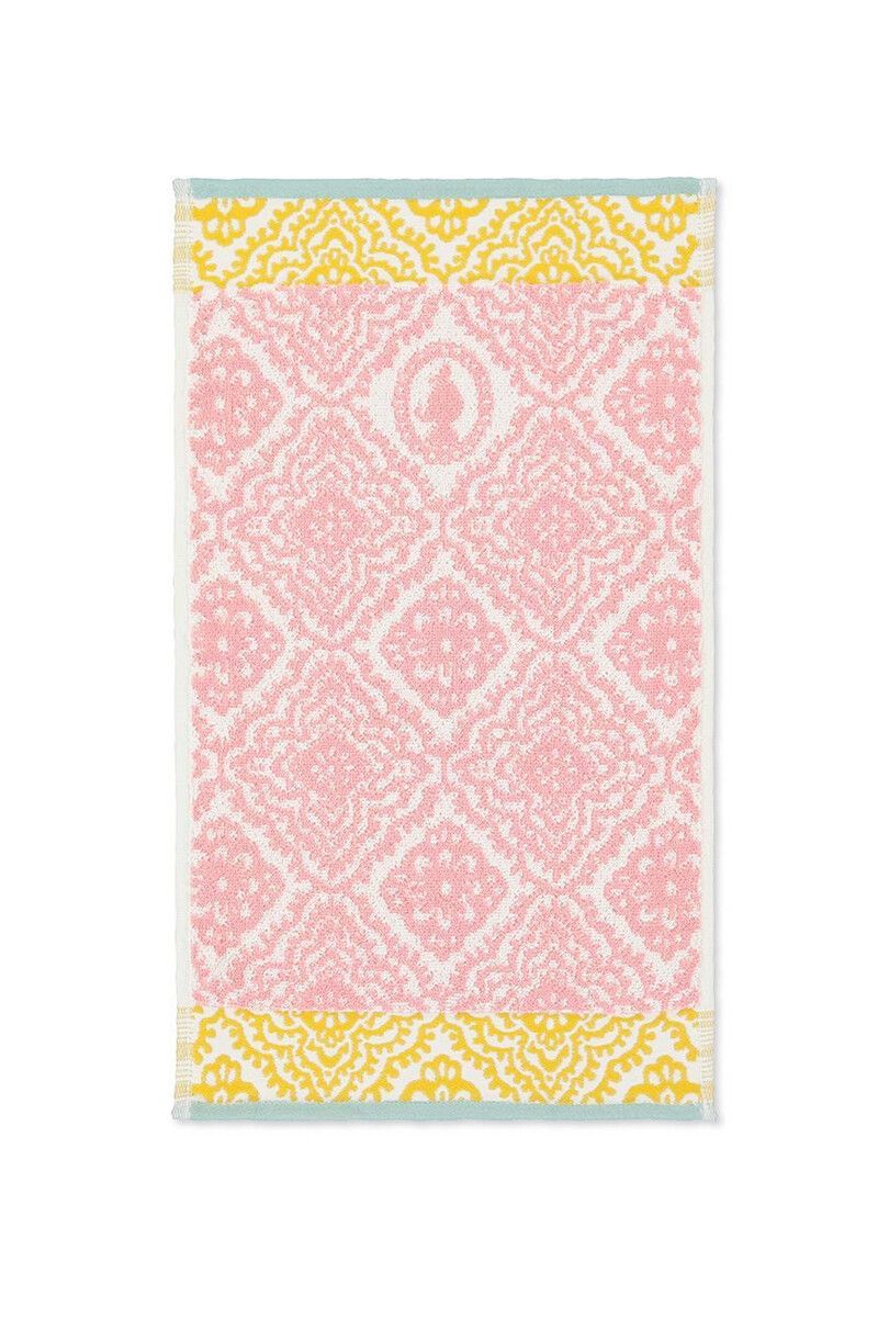 impliceren biologisch altijd Gastendoek Jacquard Check roze 30x50 cm | Pip Studio the Official website