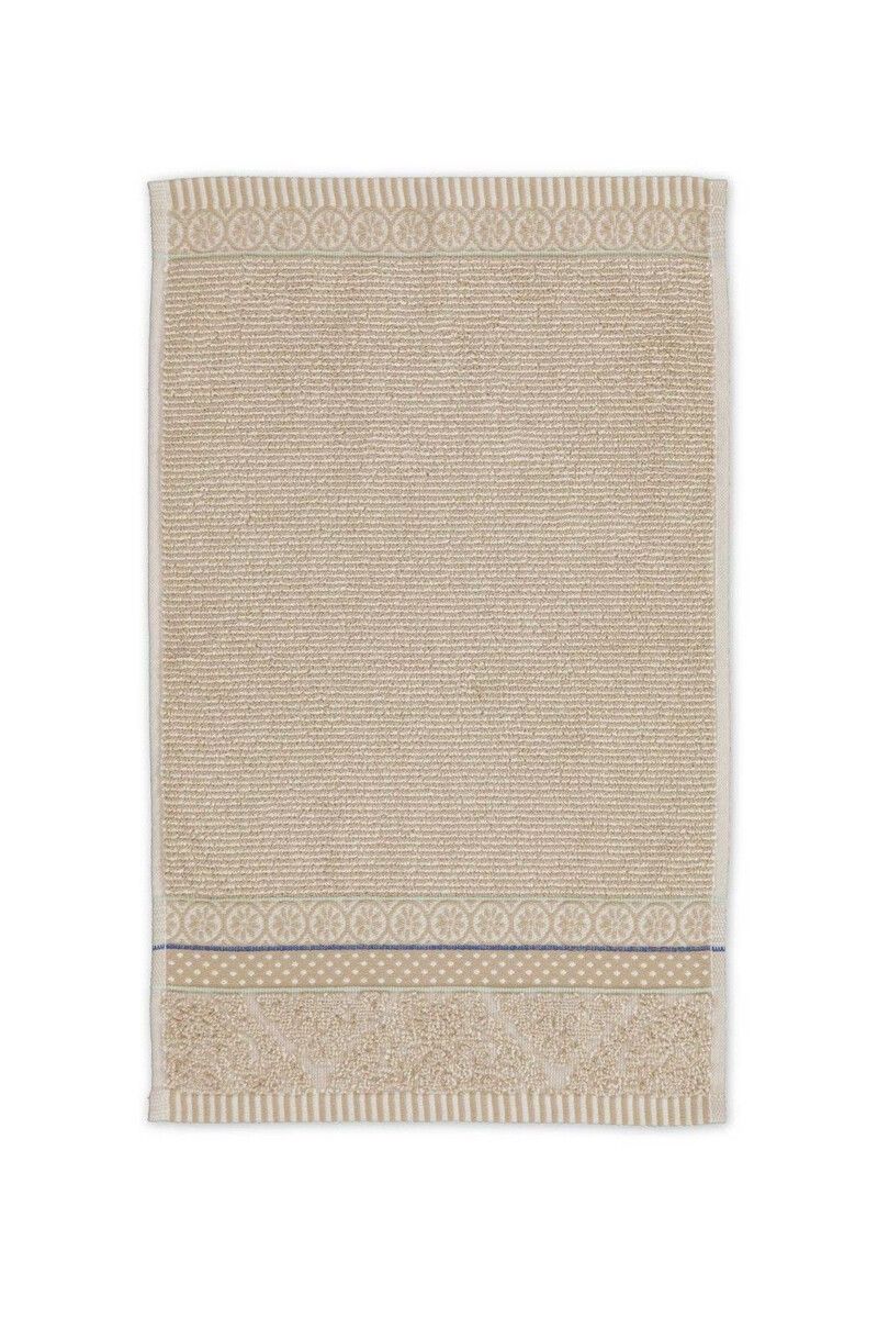 Gästehandtuch Soft Zellige Khaki 30x50 cm