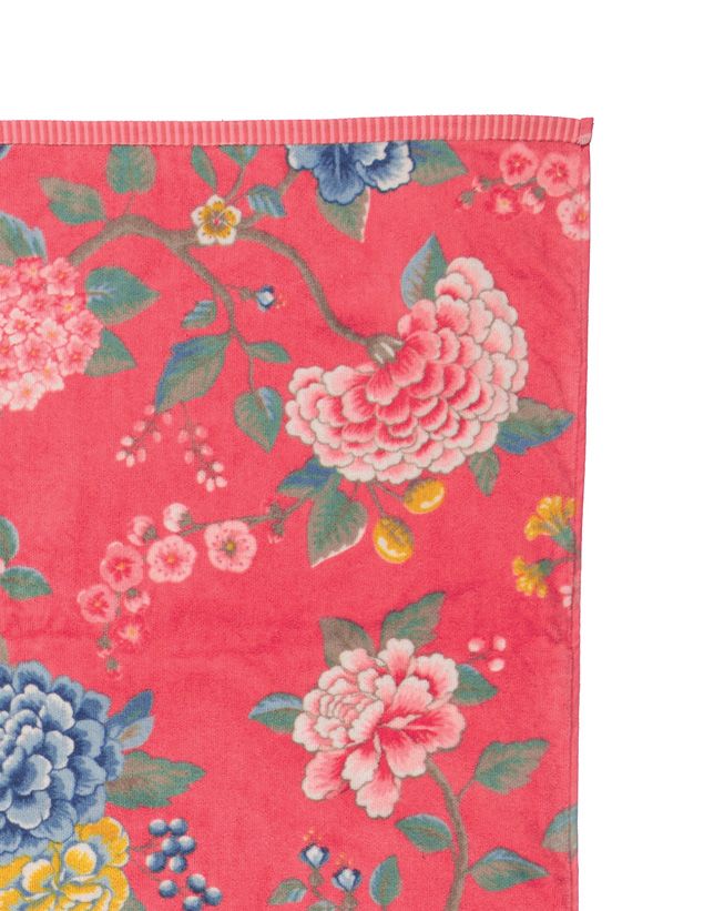 Large Bath Towel Good Evening Coral 70x140 cm