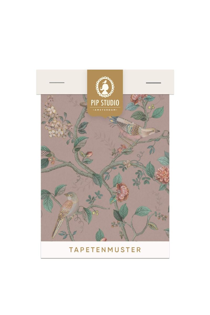 Tapetenmuster Good Nightingale Rosa Mauve
