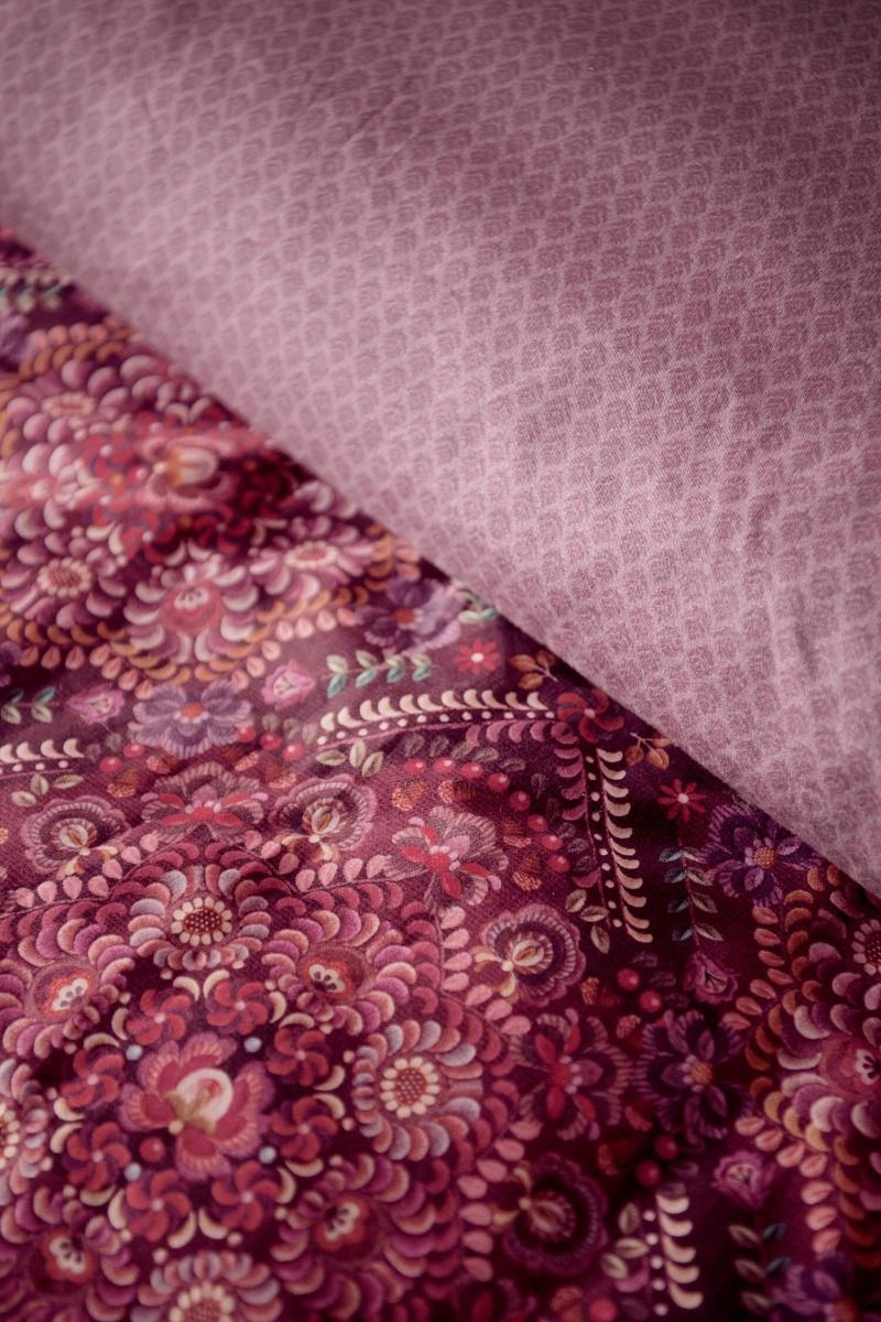 Duvet Cover Il Mosaico Dark Red