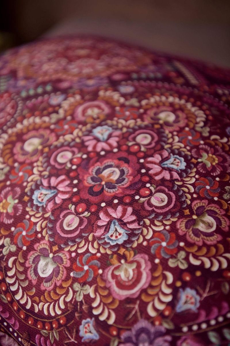 Duvet Cover Il Mosaico Dark Red