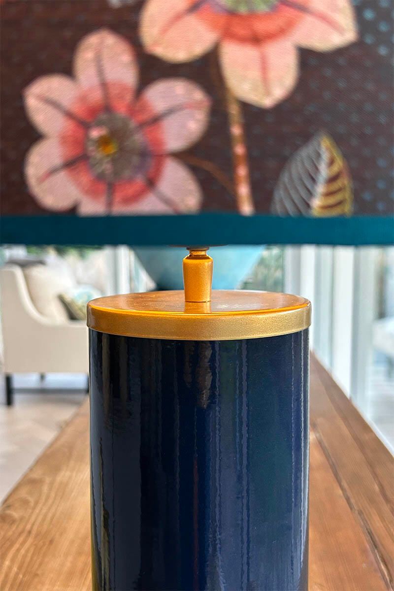 Lamp base by Pip Dark Blue Small