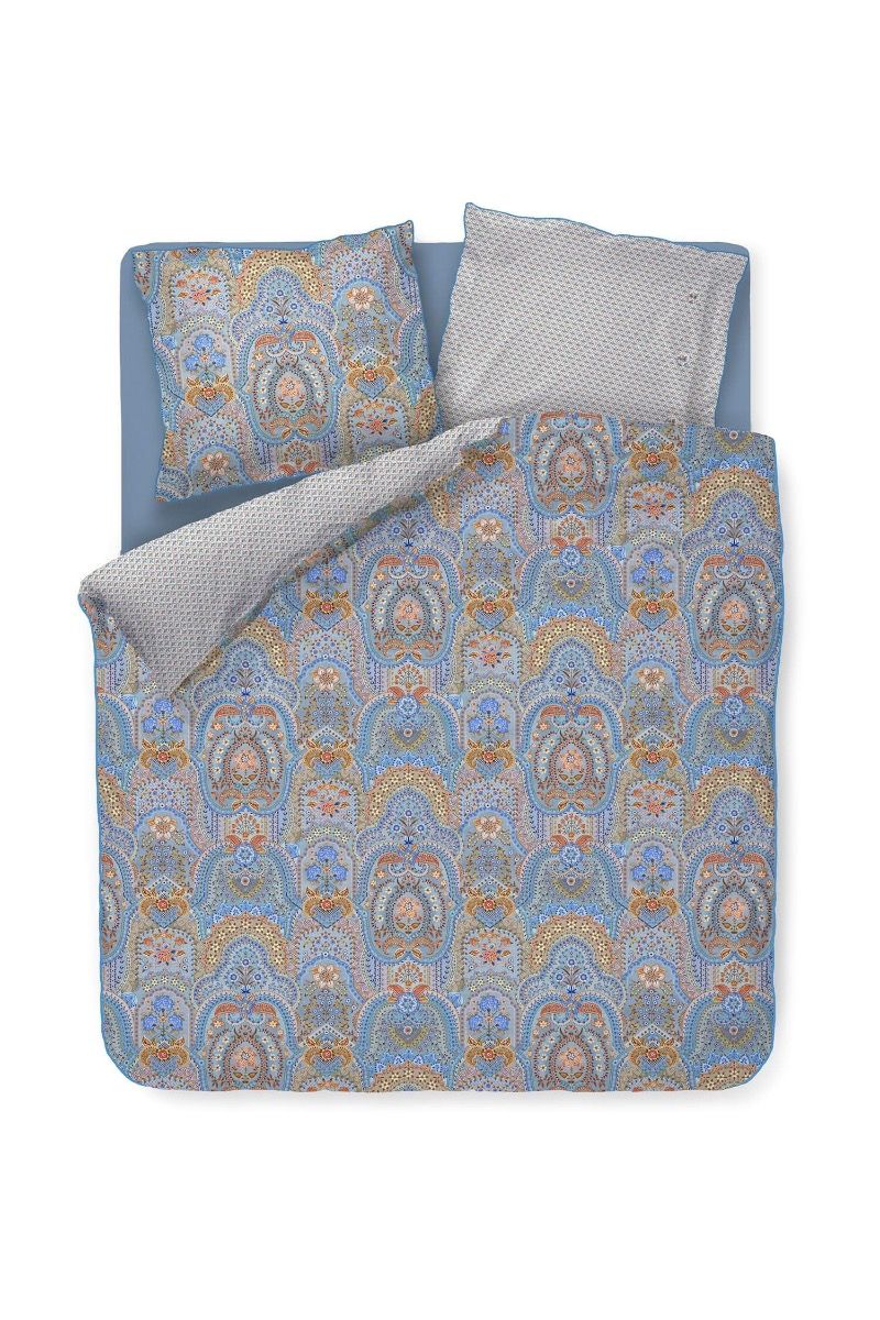 Bettbezugsset Jabali Flower Blau