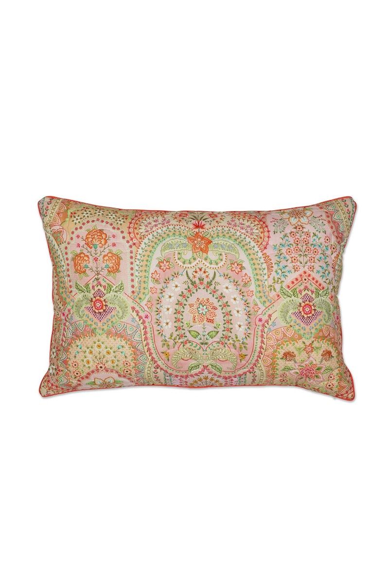 Quilted Zierkissen Jabali Flower Koralle