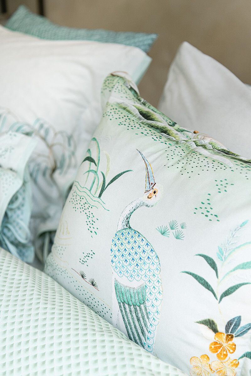 Cushion Square Japonica White