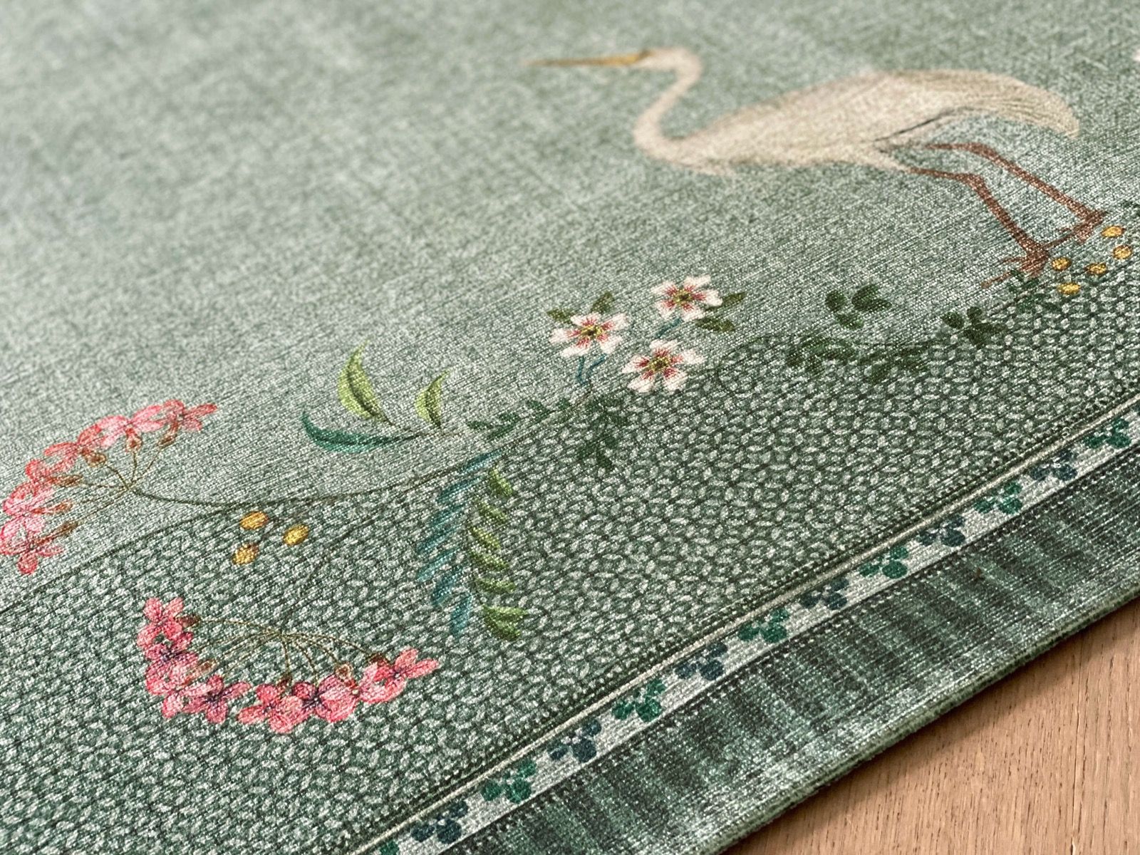 Tapis Jolie par Pip Gris/Vert