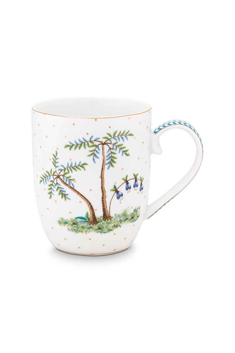 Mug Small Jolie Dots Gold Blue