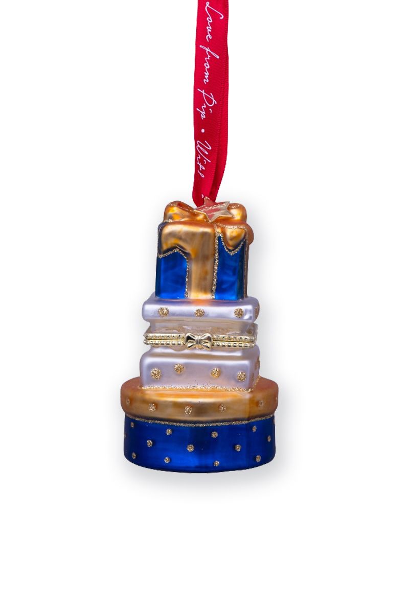 Weihnachtskugel Glas Geschenkboxen 9 cm