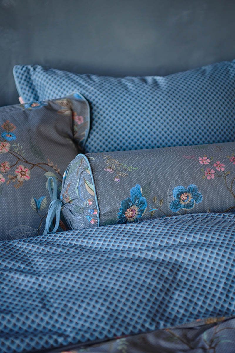 Nackenrolle Kawai Flower Blau