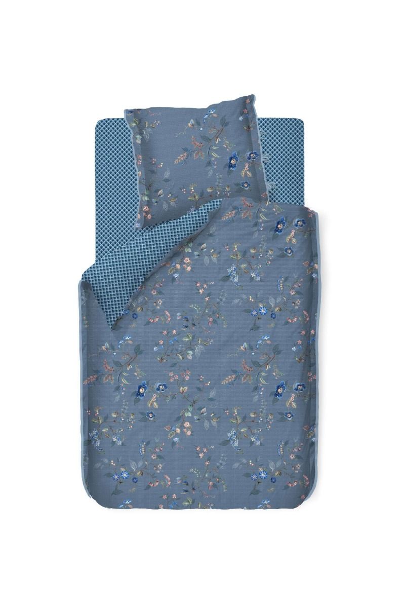 Bettbezug Kawai Flower Blau